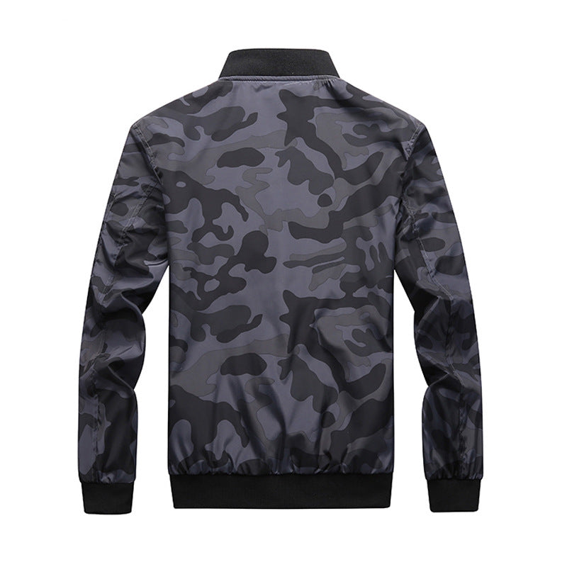 Men's Camouflage Bomber Jacket