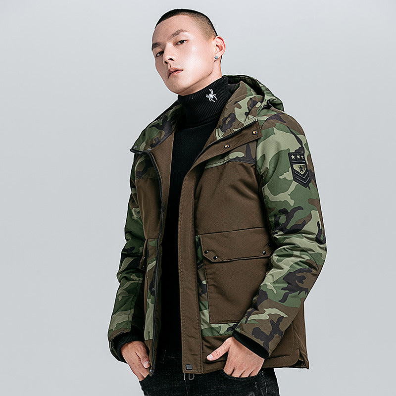 Military camouflage men's cotton jacket