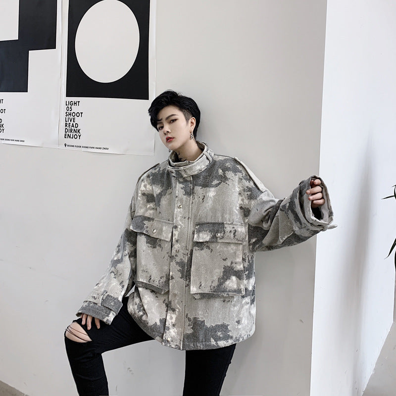 Men's Camouflage silhouette jacket