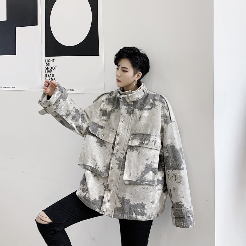 Men's Camouflage silhouette jacket