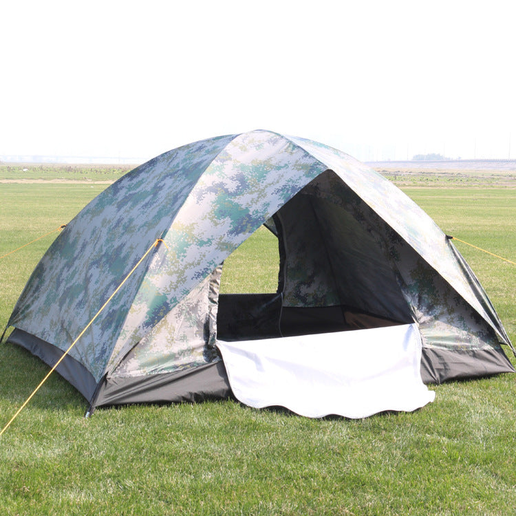 Outdoor Travel 3-4 People Camouflage Camping Tent