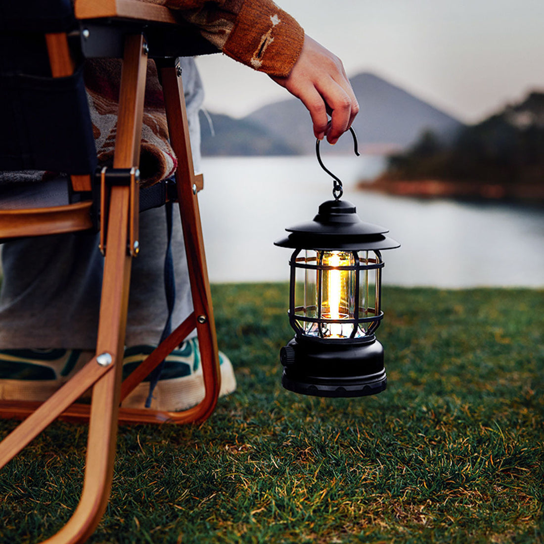 Vintage Outdoor Revolving Lantern