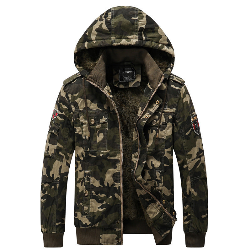 Men's Camouflage Printed Outerwear Jacket