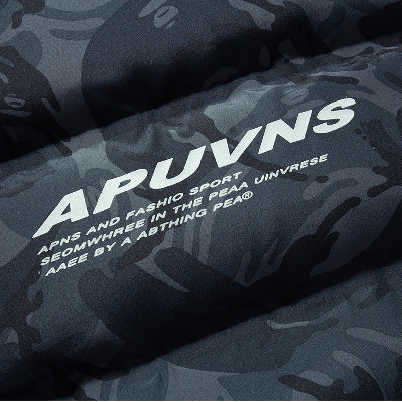 Camouflage hooded Korean fashion style jacket