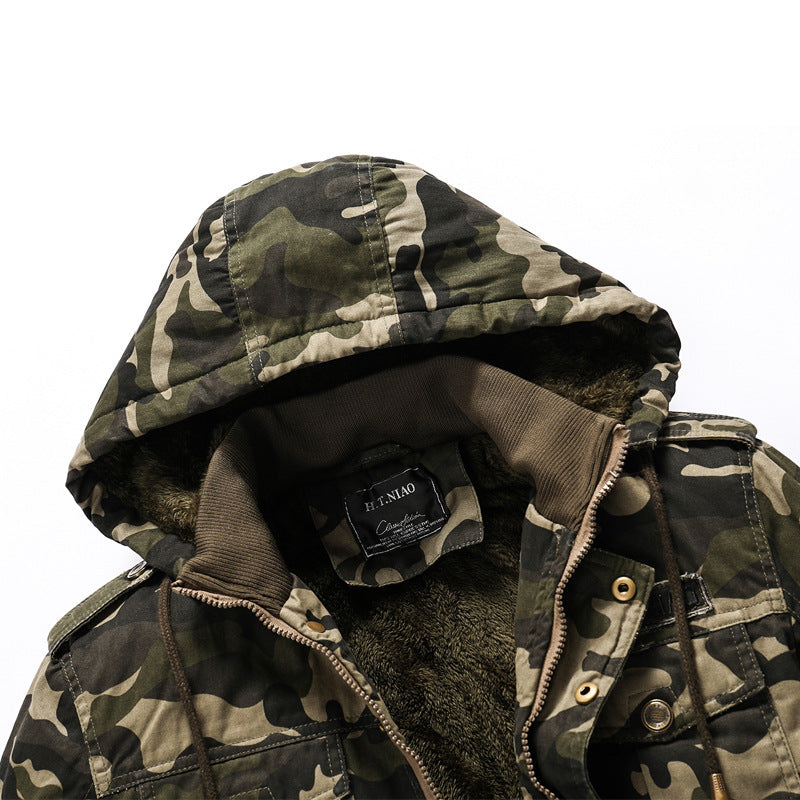 Men's Camouflage Printed Outerwear Jacket