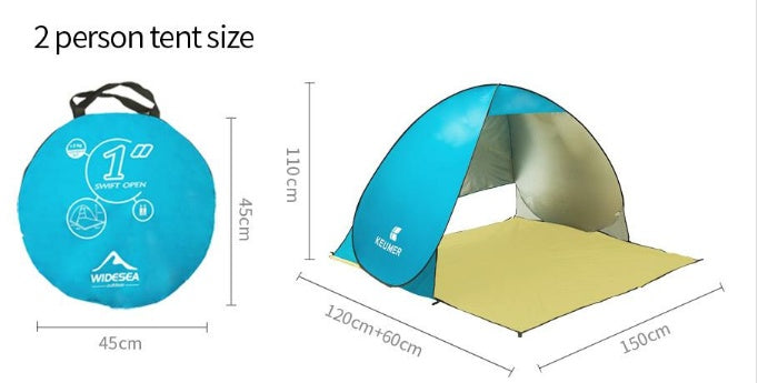 UV protection double automatic camping tent