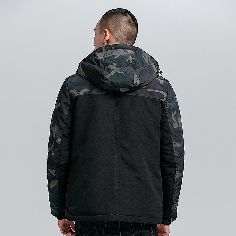 Military camouflage men's cotton jacket