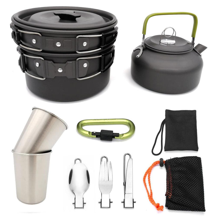Outdoor Camping Cookware Cutlery Cookware Set