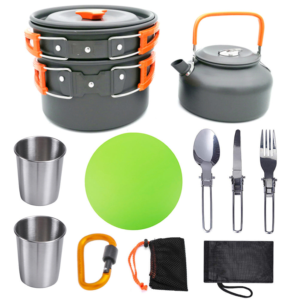 Outdoor Camping Cookware Cutlery Cookware Set