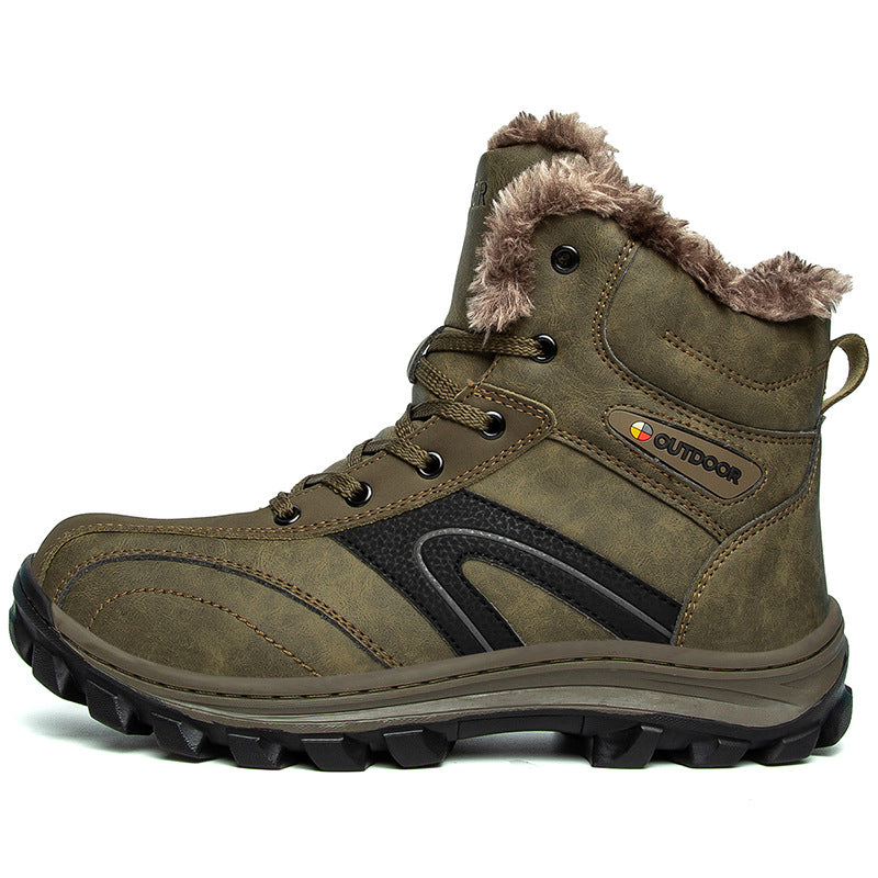 Cotton Winter Plus Velvet Warm Hiking Boots