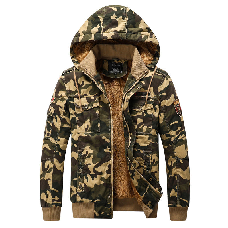 Men's Camouflage Printed Outerwear Jacket
