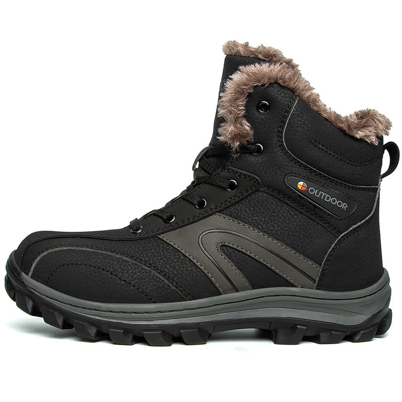 Cotton Winter Plus Velvet Warm Hiking Boots