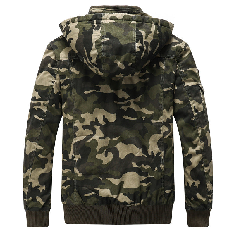 Men's Camouflage Printed Outerwear Jacket
