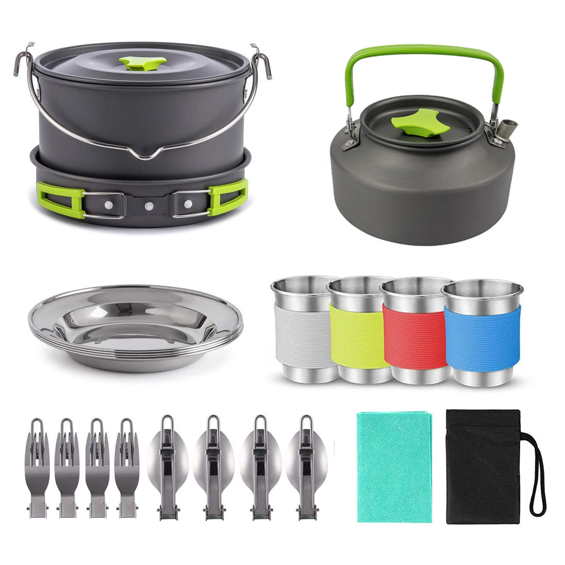 Camping Cookware Set New Oven Aluminum Pot