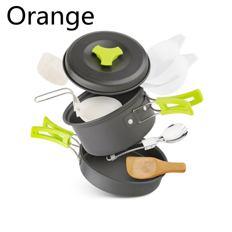 Outdoor 1-2 people camping cookware set
