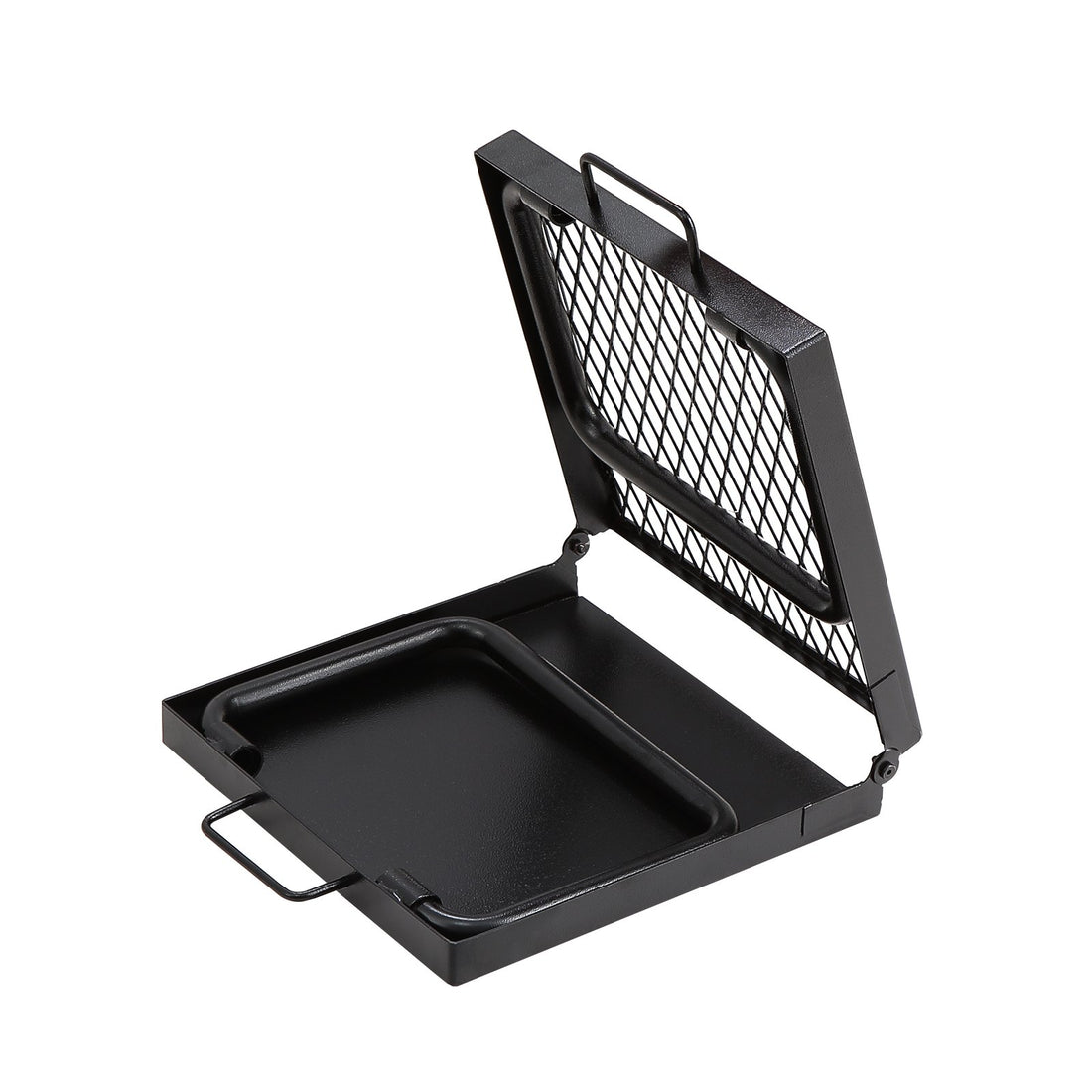 VEVOR Folding Campfire Grill, Heavy Duty Steel Mesh Grate, 22.4 Portable Camping Grates Over Fire Pit, Camp Fire Cooking Equipment With Legs Carrying Bag, Grilling Rack For Outdoor Open Flame Cooking