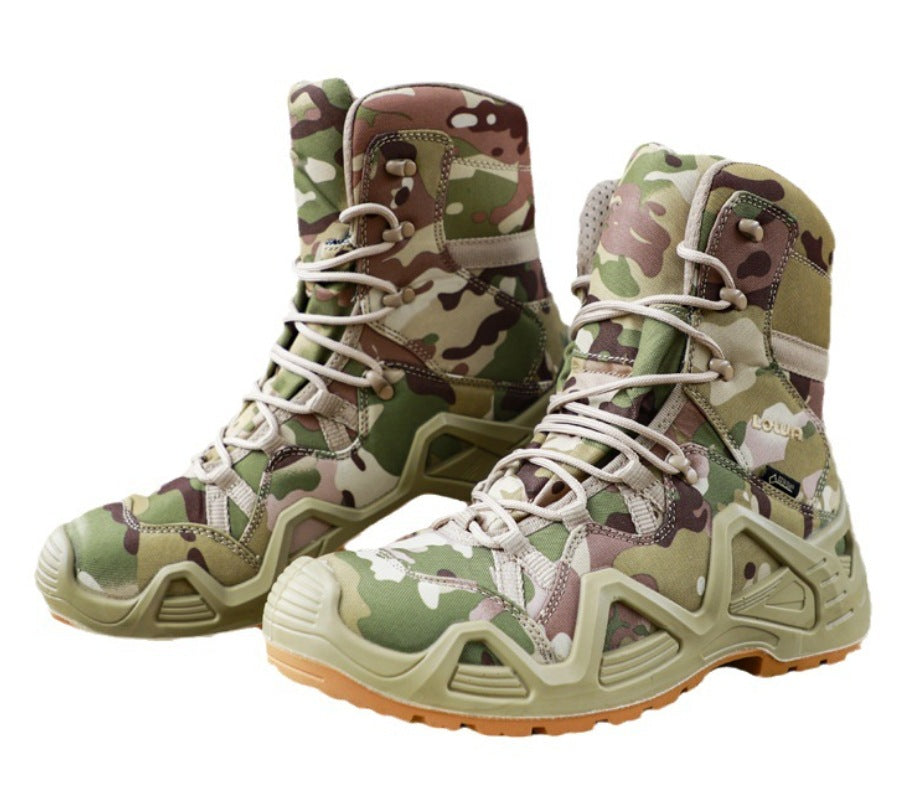High-top Combat Boots