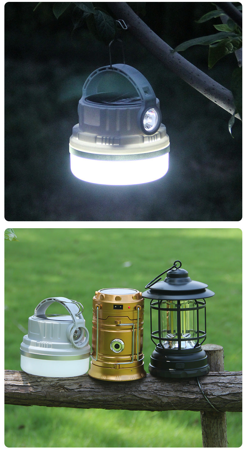 Outdoor Retro Revolving Lantern