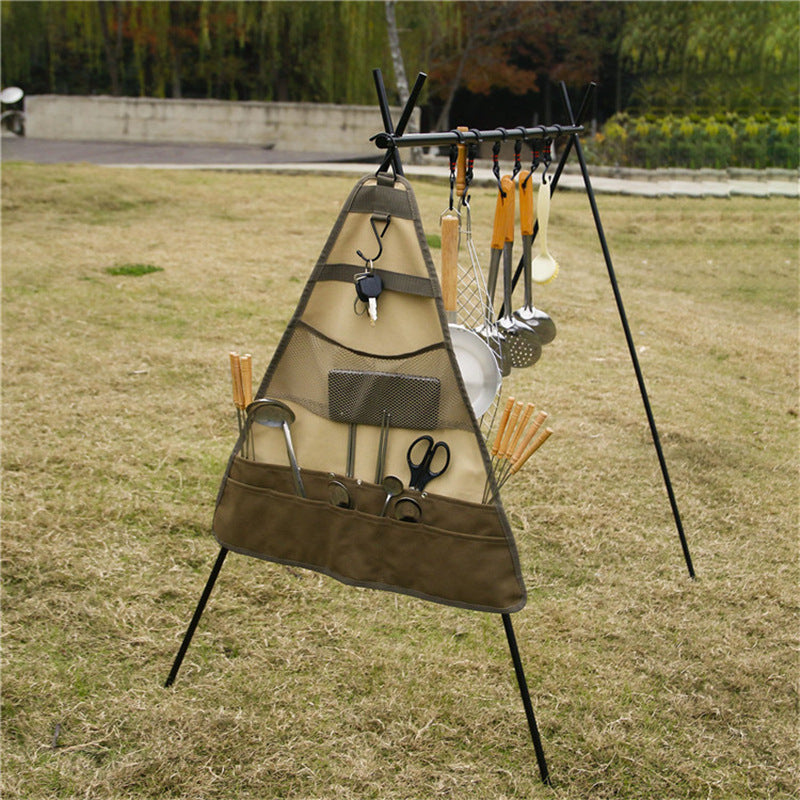 Outdoor Camping Tableware Foldable Tableware Bag